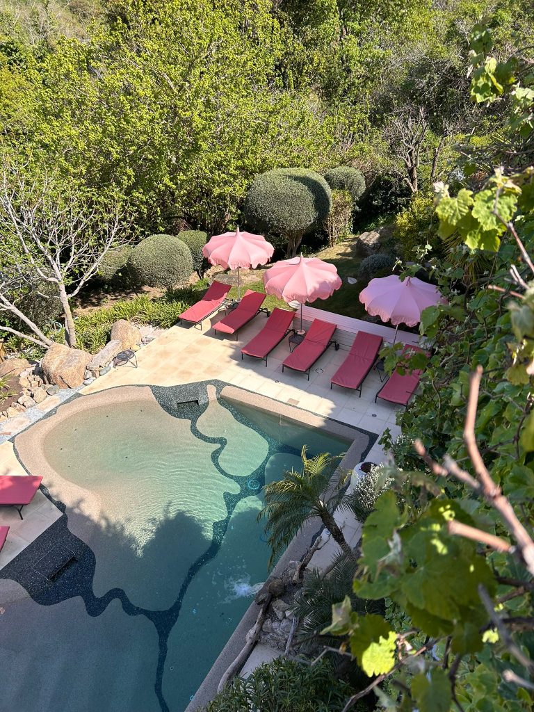 Piscine de l'hôtel Cas'Anna Lidia Corse